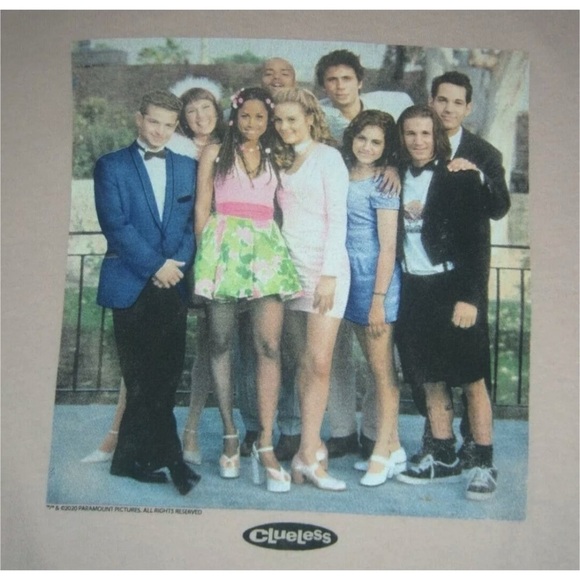 Clueless Tee Shirt Light Pink Retro 90's Kawaii Nostalgic Pop Culture y2k Grunge - Picture 6 of 9
